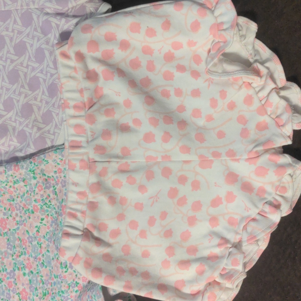 TBBC Girls Floral & Striped Lot of 5 Pairs of Shorts. Size 6 - Picture 2 of 7